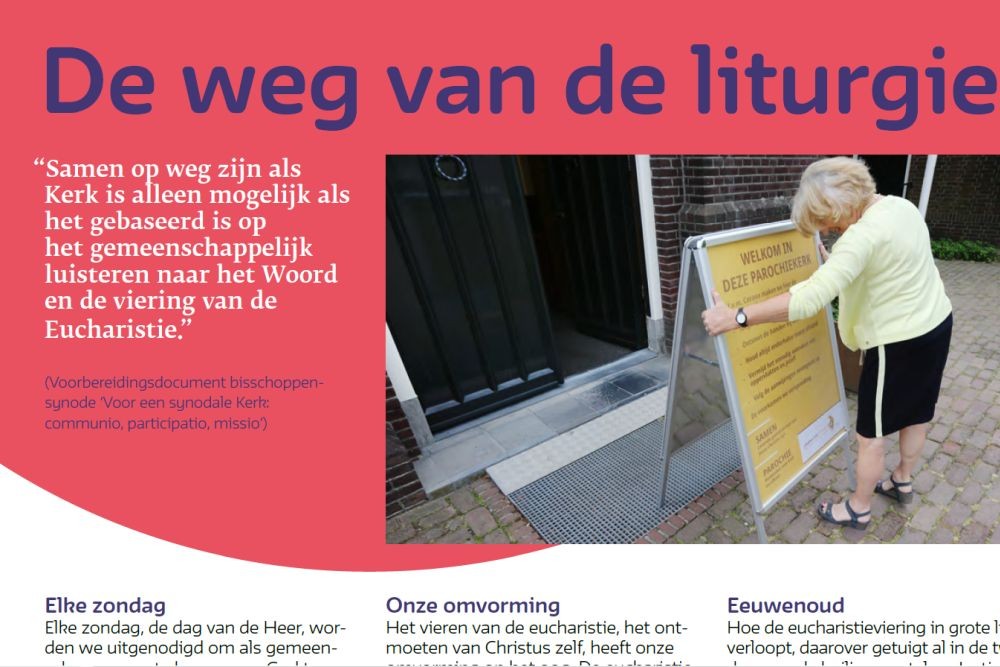 De weg van de liturgie informatieblad